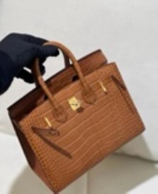wholesale quality hermes birkin 20 matte alligator gold ghw